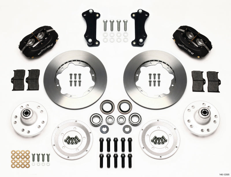 Wilwood Forged Dynalite Front Kit 11.00in Heidts Tri -5 2 inch Drop Spindle Big Brake Kits Wilwood