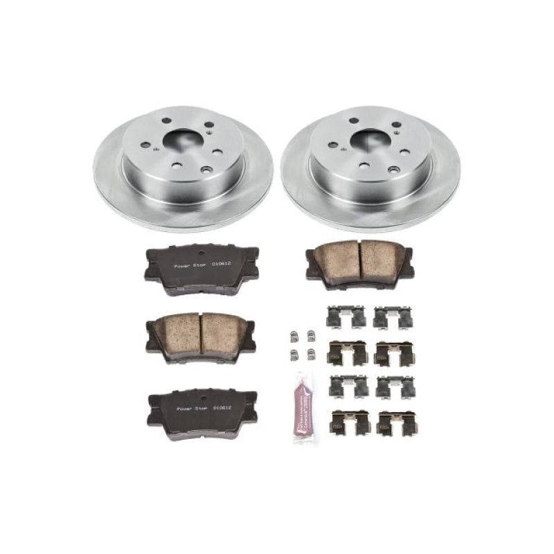 Power Stop 10-12 Lexus HS250h Rear Autospecialty Brake Kit Brake Kits - OE PowerStop