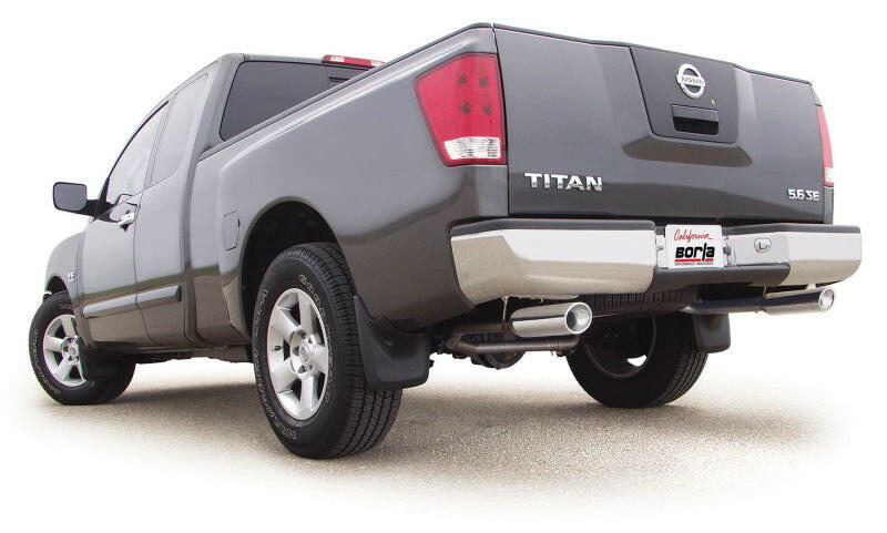 Borla 04-15 Nissan Titan 5.6L-V8 2&4WD Catback Exhaust System Catback Borla