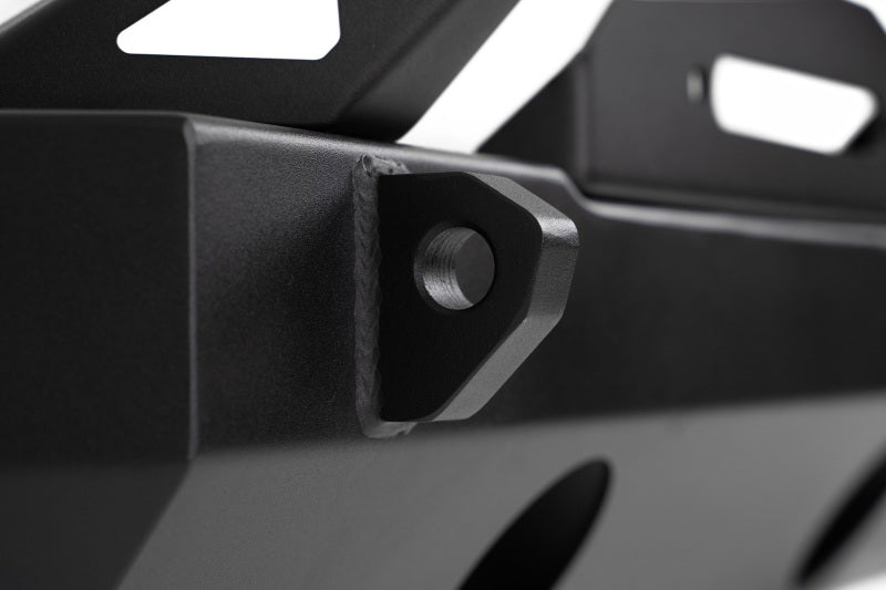 DV8 Offroad 07-23 Jeep Wrangler/Gladiator JT/JK/JL FS-25 Stubby Front Bumper w/Plated Bull Bar Bumpers - Steel DV8 Offroad