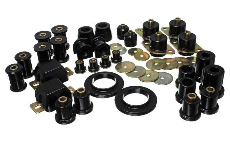 Energy Suspension 05-13 Toyota Tacoma 4WD/Prerunner 2WD Black Hyper-Flex Master Bushing Set Bushings - Full Vehicle Kits Energy Suspension