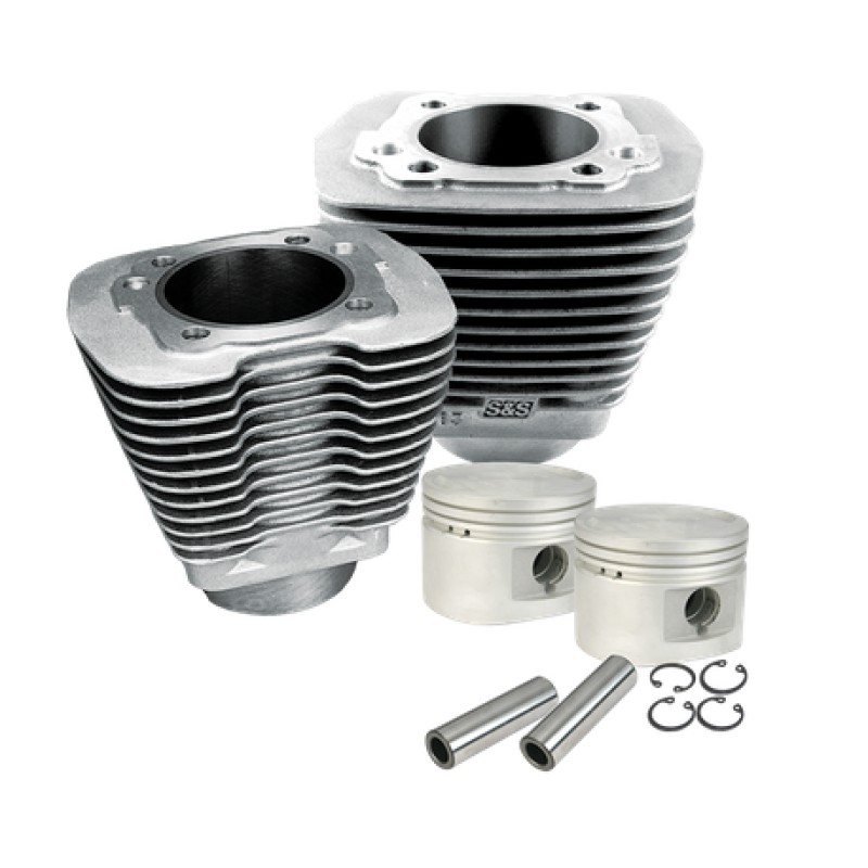 S&S Cycle 84-99 BT w/ Stock Heads 3-1/2in Bore Cylinder & Piston Kit - Natural Piston Sets - Powersports S&S Cycle