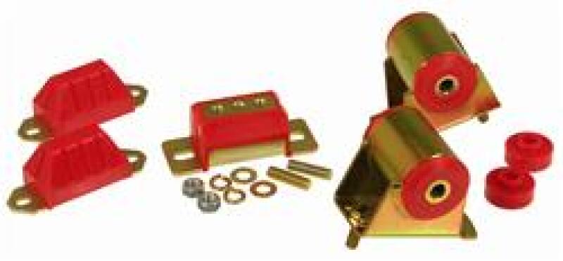 Prothane 87-96 Jeep YJ Drivetrain Kit - Red Bushing Kits Prothane