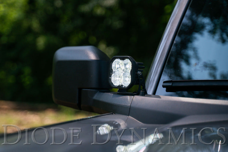 Diode Dynamics 21-22 Ford Bronco SS3 LED Ditch Light Kit - Sport Yellow Combo Light Accessories and Wiring Diode Dynamics