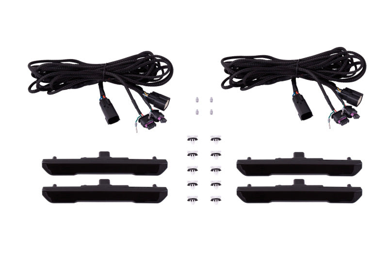 Diode Dynamics 20-21 Sierra 2500/3500 HD LED Sequential Sidemarkers Smoked Set Light Accessories and Wiring Diode Dynamics