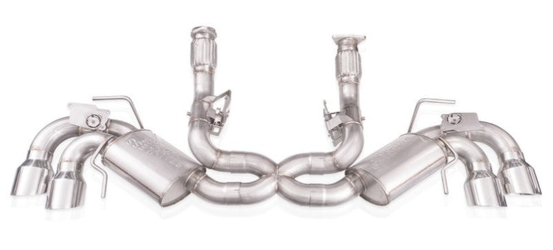 Stainless Works 20-21 Chevrolet Corvette C8 6.2L Redline Cat-Back Exhaust w/ Polished Tips Catback Stainless Works