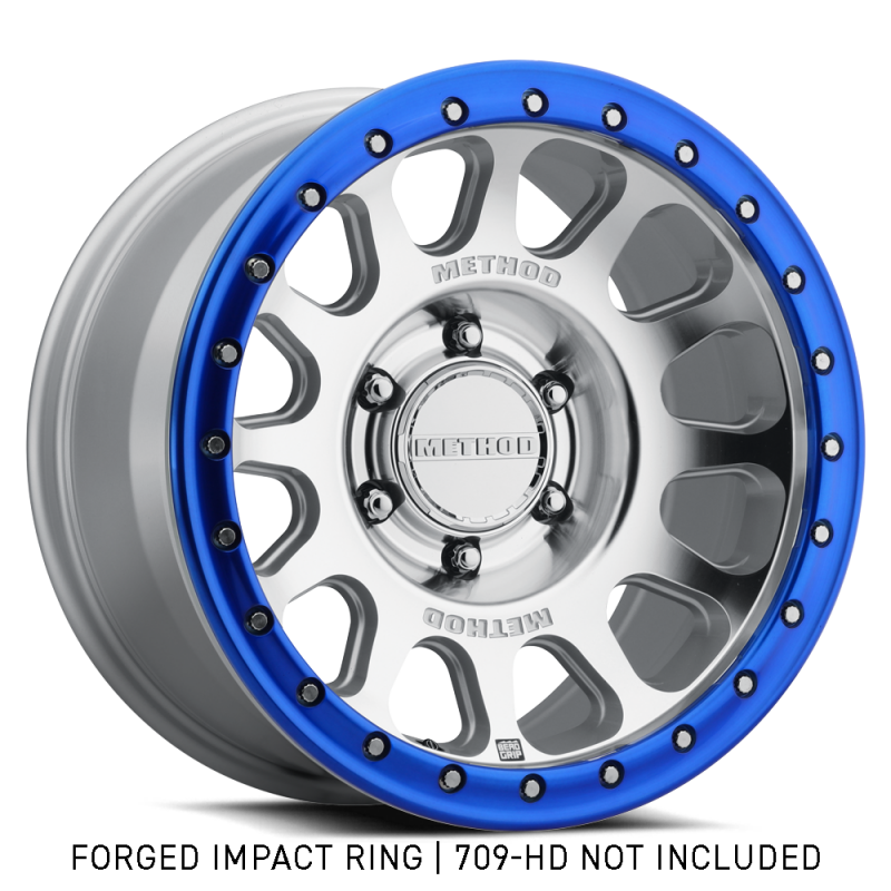 Method Beadlock Ring - 17in Forged - Style 1 - Blue Wheel Accessories Method Wheels