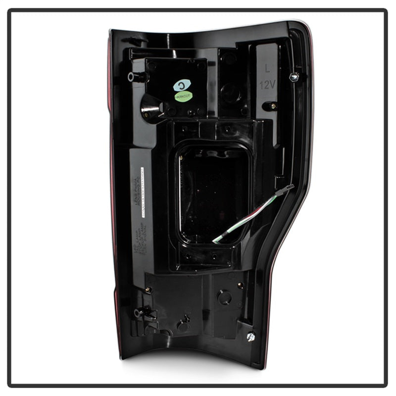 Spyder 17-18 Ford F-250 SD (w/Blind Spot Sens) LED Only Tail Lights - Red Clr (ALT-YD-FS17BS-LED-RC) Tail Lights SPYDER