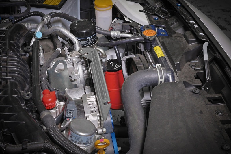 PERRIN 02-25 Subaru WRX / 04-21 STI / 13-25 BRZ/GR86/FRS/86 Coolant Overflow Tank - Red Coolant Reservoirs Perrin Performance