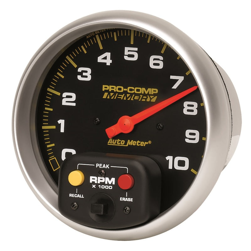 Autometer Pro-Comp 5 inch 10K RPM with Peak Memory In-Dash Tachometer Gauges AutoMeter