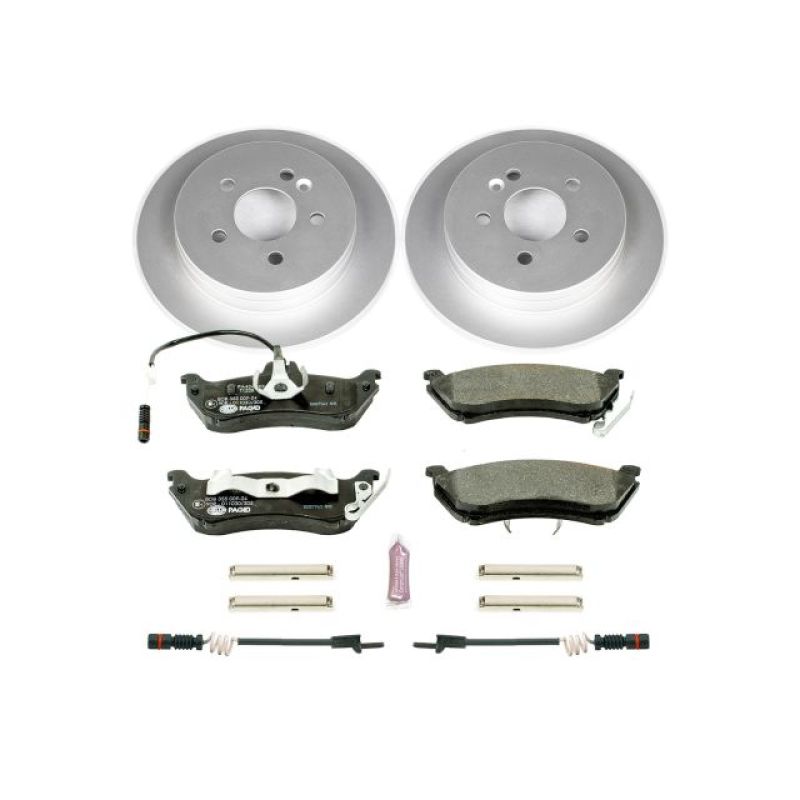 Power Stop 98-03 Mercedes-Benz ML320 Rear Euro-Stop Brake Kit Brake Kits - OE PowerStop