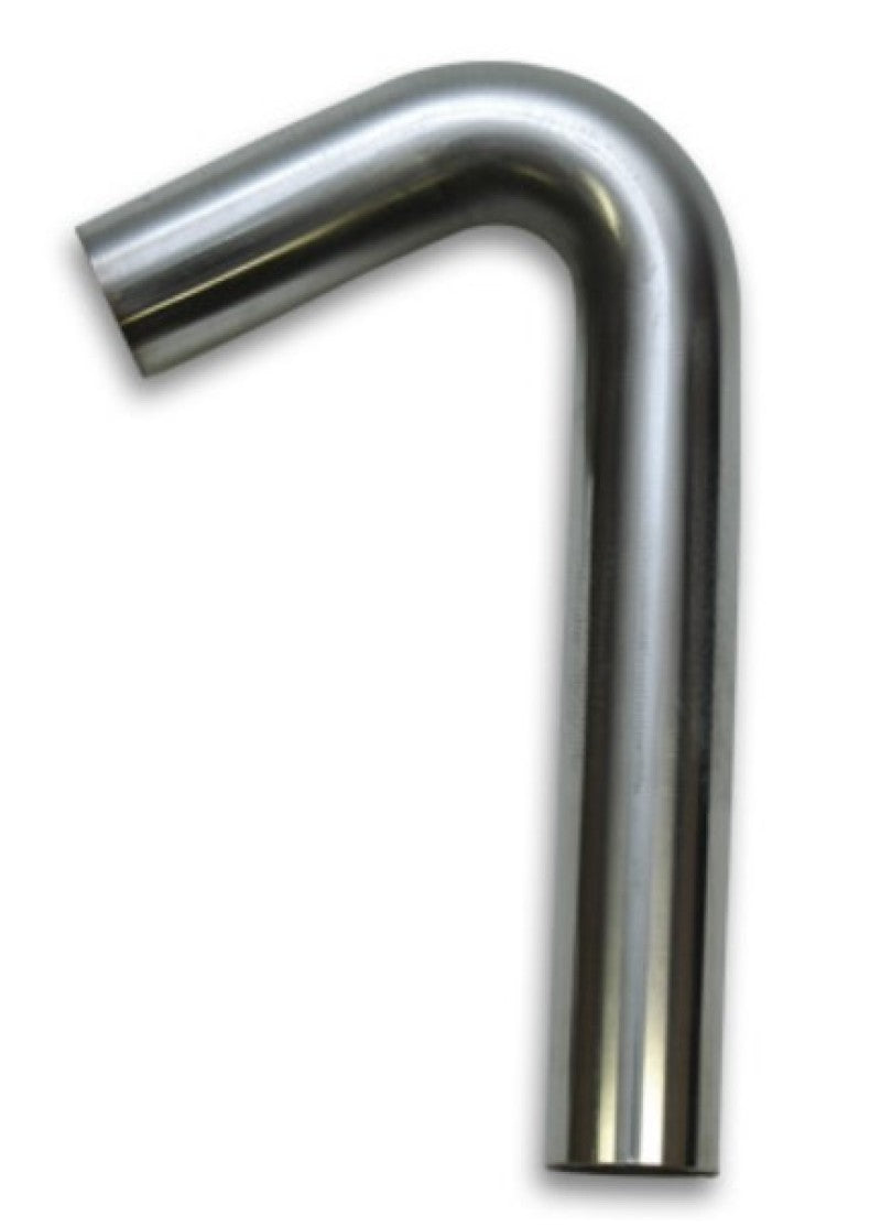 Vibrant 3.5in OD x 3in CLR 304 Stainless Steel Tubing 120 Degree Mandrel Bend Steel Tubing Vibrant