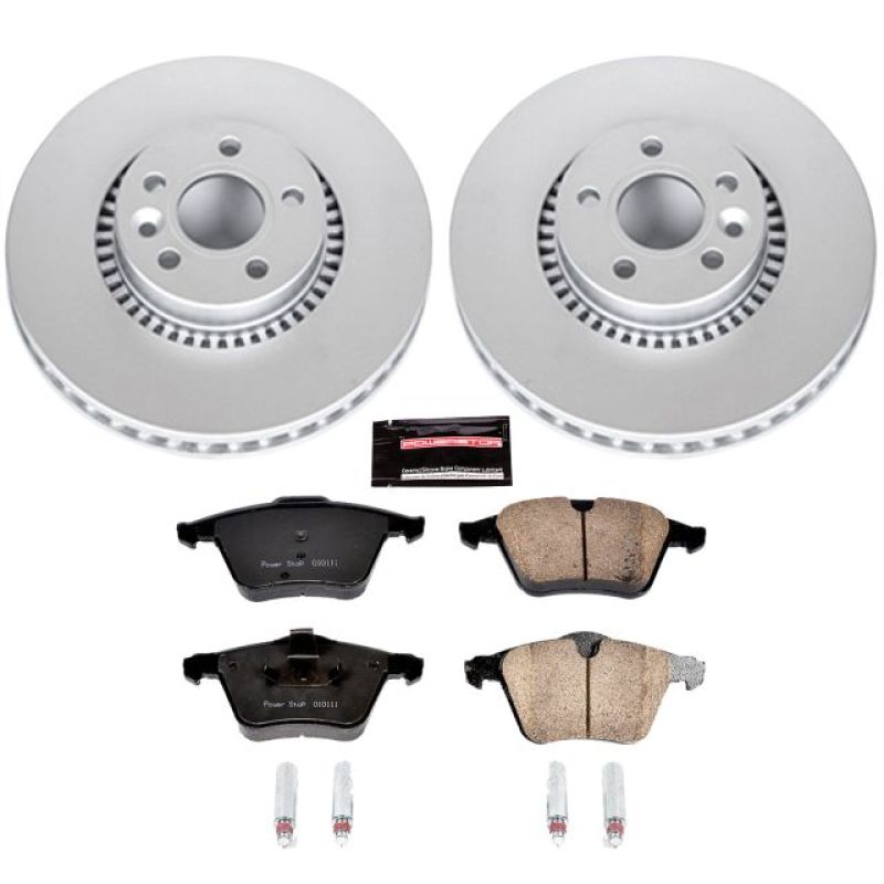 Power Stop 15-18 Volvo S60 Front Z23 Evolution Sport Coated Brake Kit Brake Kits - Performance D&S PowerStop