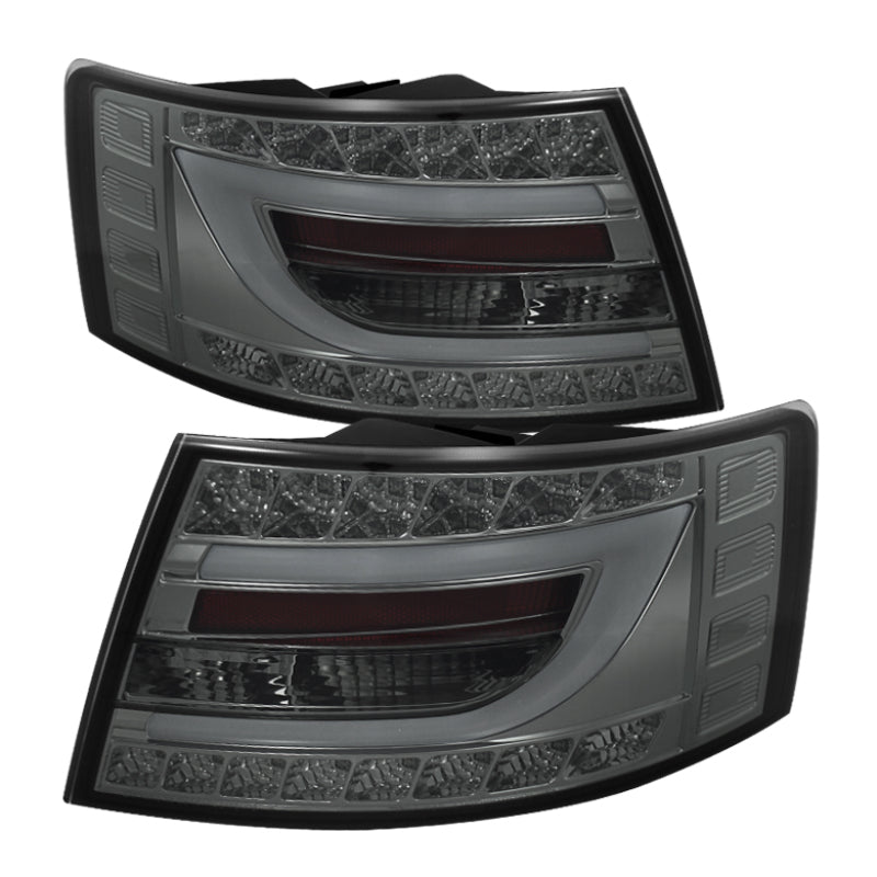 Spyder Audi A6 05-08 4Dr Sedan Light Bar LED Tail Lights Smke ALT-YD-AA605-LBLED-SM Tail Lights SPYDER