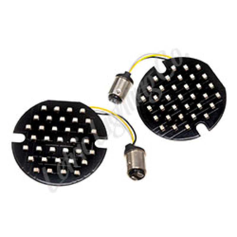 Letric Lighting Flat Style Insert 1157 Front Amber Light Accessories and Wiring Letric Lighting