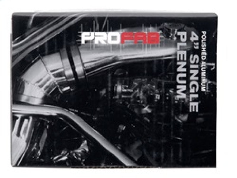 Spectre Plenum 4in. OD x 9in. (Air Cleaner to Stud Inlet) - Single Intake Manifold Plenum Spectre