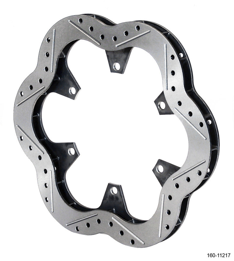 Wilwood Rotor-Stainless Scalloped 10.50 x .810 - 6 on 5.50in Brake Rotors - 2 Piece Wilwood