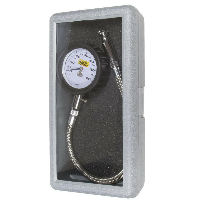 Autometer NASCAR Performance 60PSI Lo-Pressure Tire Pressure Gauge Gauges AutoMeter