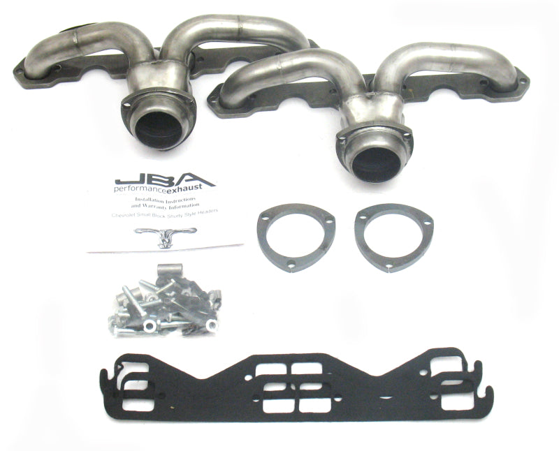 JBA 57-74 Chevrolet Corvette 265-400 SBC 1-5/8in Primary Raw 409 Tight Tuck Header Headers & Manifolds JBA