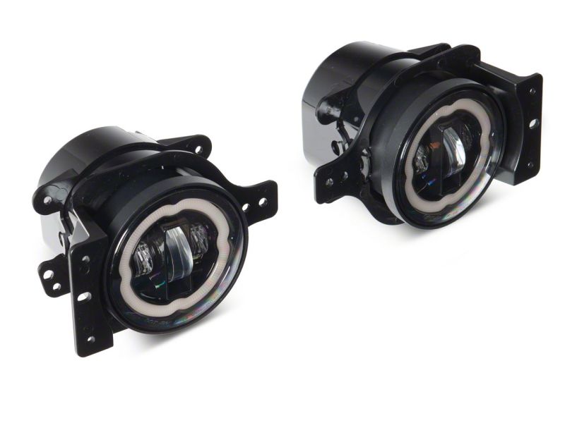 Raxiom 18-23 Jeep Wrangler JL Axial Series Angel Eye LED Fog Lights Headlights Raxiom
