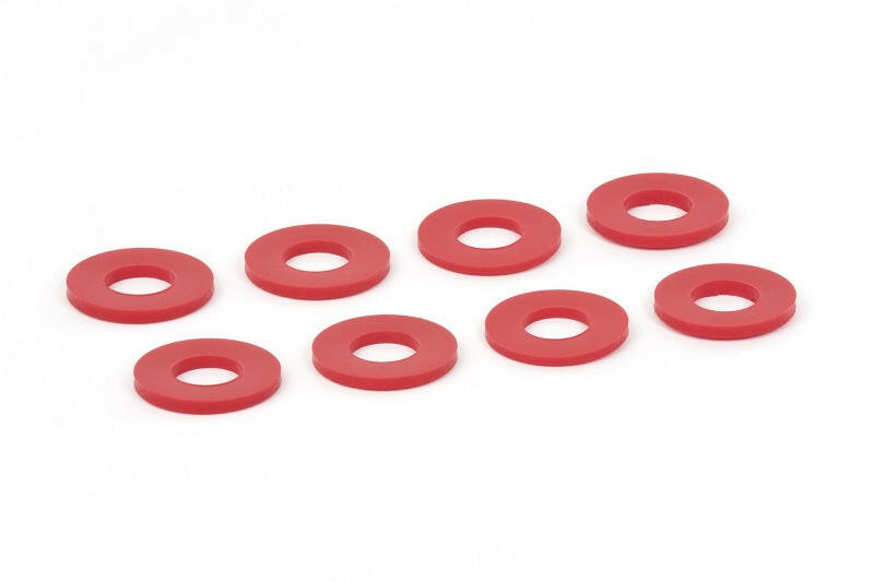 Daystar D-Ring Shackle Washers Set of 8 Red Shackle Kits Daystar