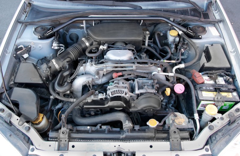 PERRIN 02-07 Subaru WRX/STi/Impreza / 04-08 Forester Front Strut Brace - Black Strut Bars Perrin Performance