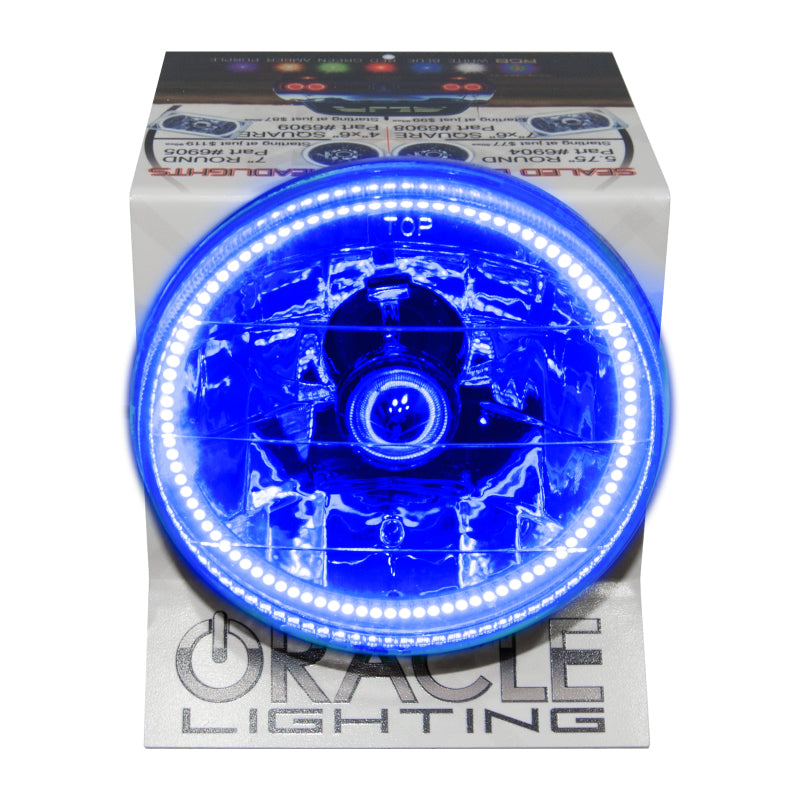 Oracle 5.75 Sealed Beam Powered Display - Blue POP Displays ORACLE Lighting