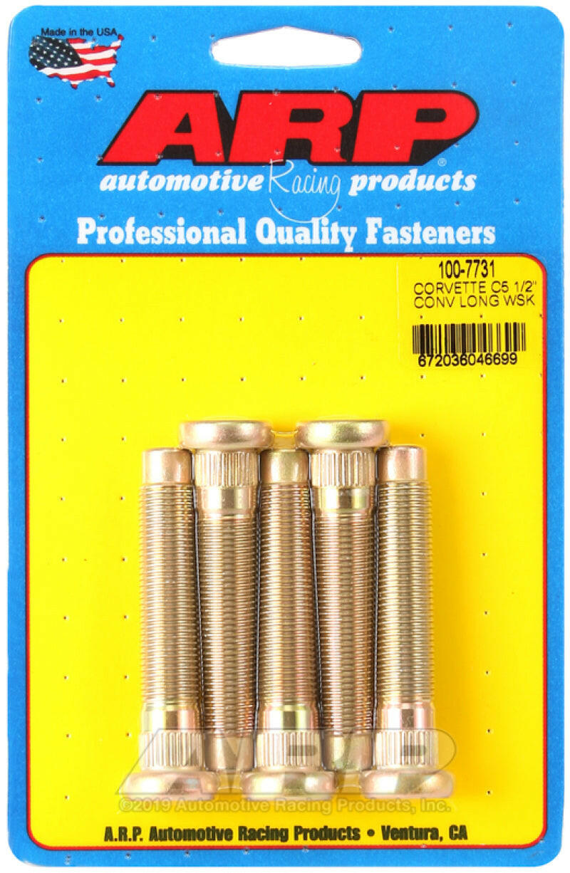 ARP Chevrolet Corvette C5 Long 1/2in Wheel Stud Kit Wheel Studs ARP