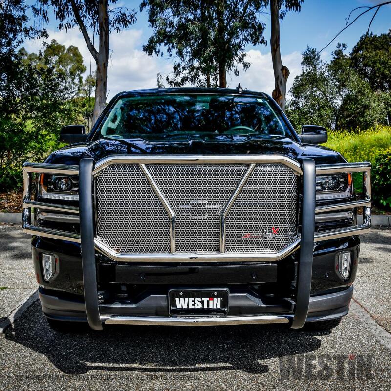 Westin 2016-2018 Chevrolet Silverado 1500 HDX Grille Guard - SS Grille Guards Westin