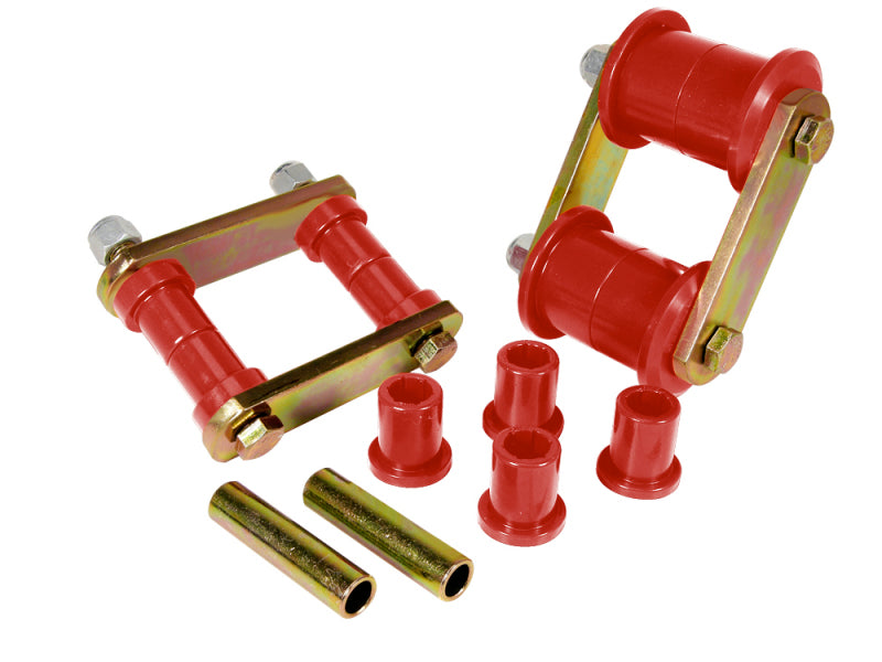 Prothane 60-74 Chrysler B & E Body HD Spring & Shackles Bushings - Red Bushing Kits Prothane