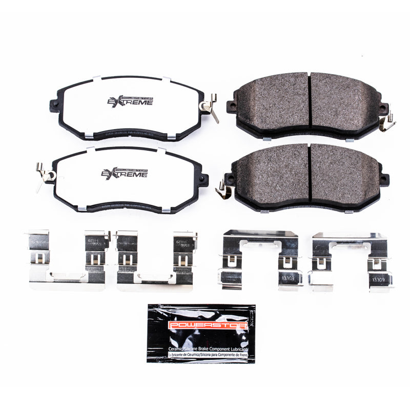 Power Stop 13-16 Scion FR-S Front Z26 Extreme Street Brake Pads w/Hardware Brake Pads - Performance PowerStop