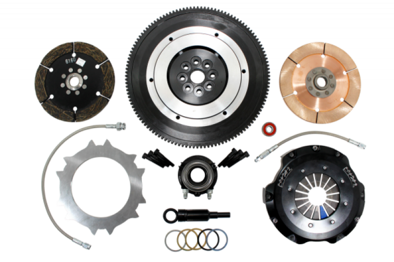 Clutch Masters 07-09 Subaru Legacy GT Spec B Push Style Street/Race Twin-Disc 7.25in Clutch Kit Clutch Kits - Multi Clutch Masters