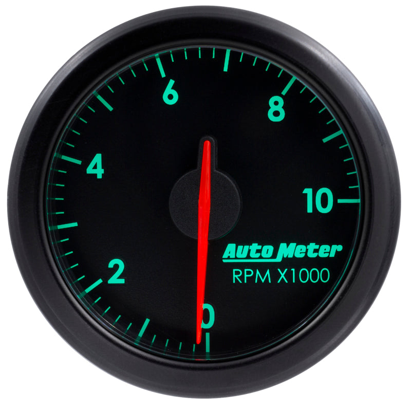 Autometer Airdrive 2-1/6in Tachometer Gauge 0-10K RMP - Black Gauges AutoMeter