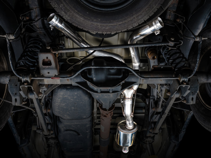 AWE Tuning 09-18 RAM 1500 5.7L (w/o Cutout) 0FG Dual Rear Exit Cat-Back Exhaust - Chrome Silver Tips Catback AWE Tuning