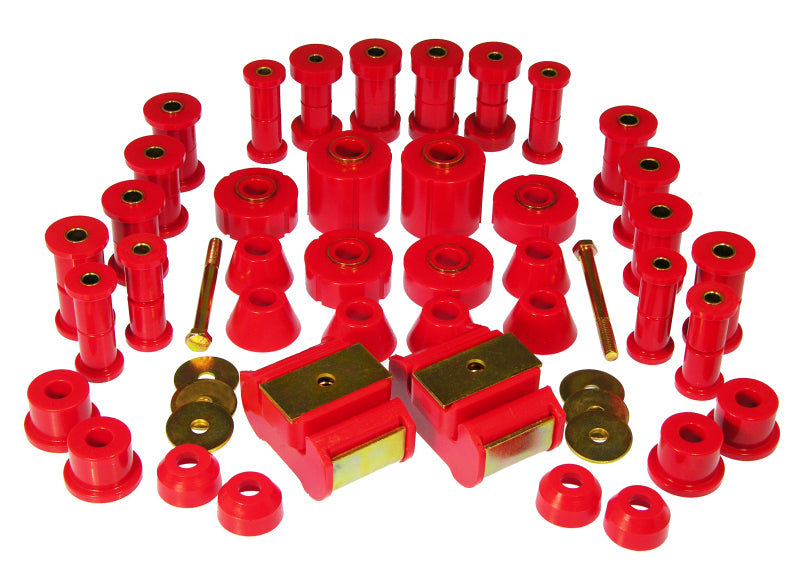 Prothane 73-80 Chevy Truck 4wd Total Kit - Red Bushings - Full Vehicle Kits Prothane