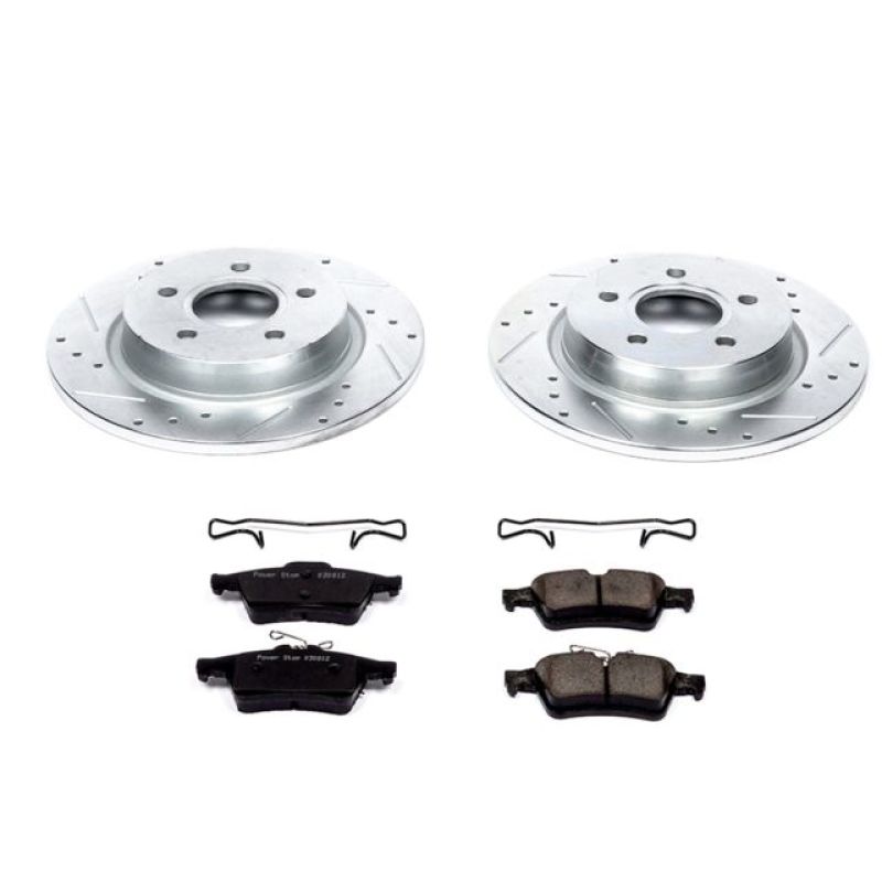 Power Stop 08-13 Volvo C30 Rear Z23 Evolution Sport Brake Kit Brake Kits - Performance D&S PowerStop