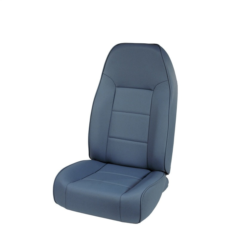 Rugged Ridge High-Back Front Seat Non-Recline Blue 76-02 CJ&Wrang Seat Brackets & Frames Rugged Ridge