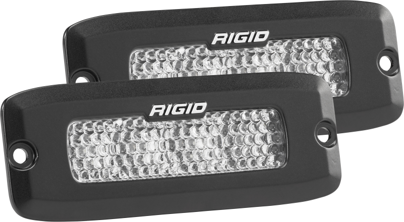 Rigid Industries SRQ - 60 Deg. Lens - White - Flush Mount - Set of 2 Light Bars & Cubes Rigid Industries