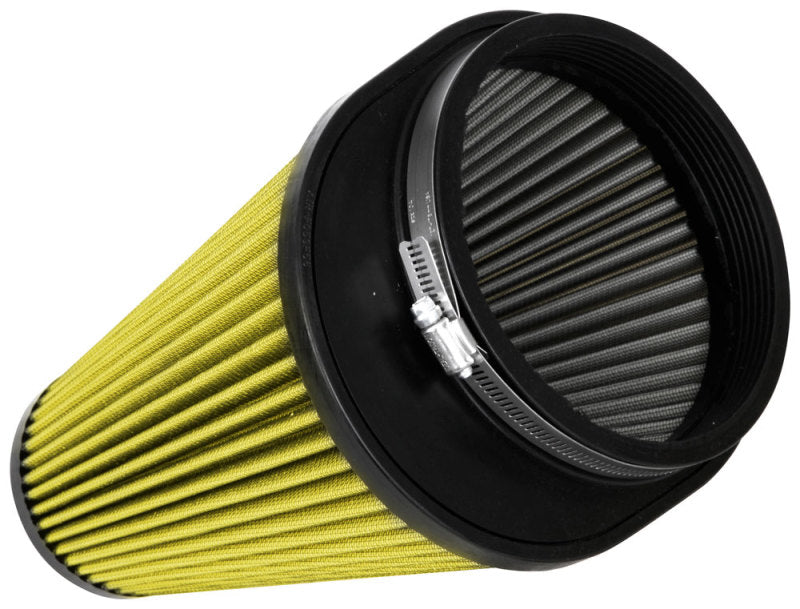 Airaid Universal Air Filter - Cone 6in FLG x 9-1/2x7-1/2in B x 6-3/8x3-3/4in Tx9-1/2in H Synthamax Air Filters - Universal Fit Airaid