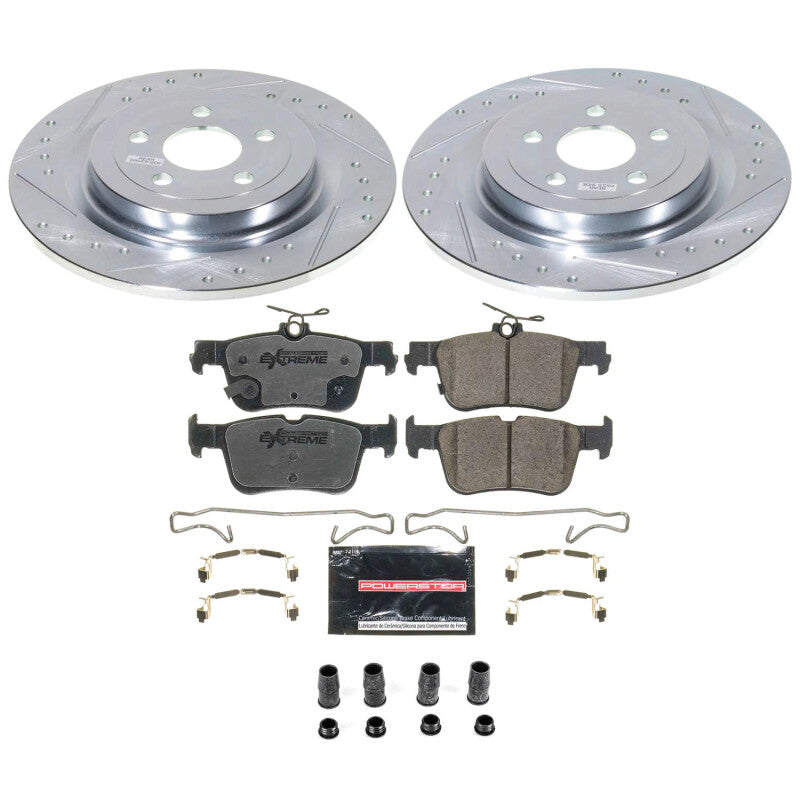 Power Stop 21-23 Ford Mustang Mach-E Rear Z26 Street Brake Kit Brake Kits - Performance D&S PowerStop