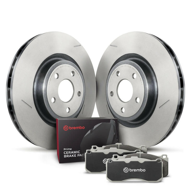 Brembo OE 18-20 Dodge Durango/12-15 Jeep Grand Cherokee/17-20 Grand Cherokee Front Disc Brake Kit Brake Rotors - OE Brembo OE