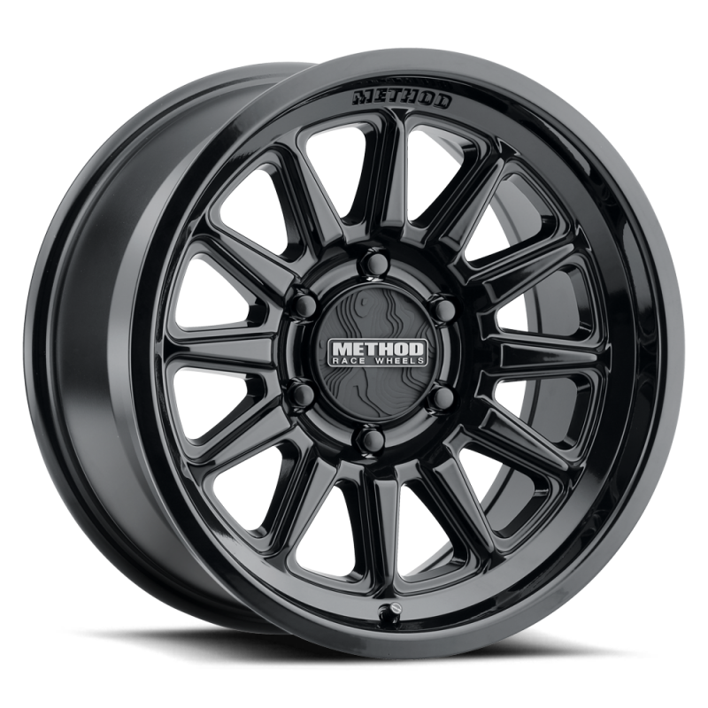 Method MR323 - 17x8.5 / 6x5.5 / ET 25 / 106.25 CB - Gloss Black Wheels - Cast Method Wheels