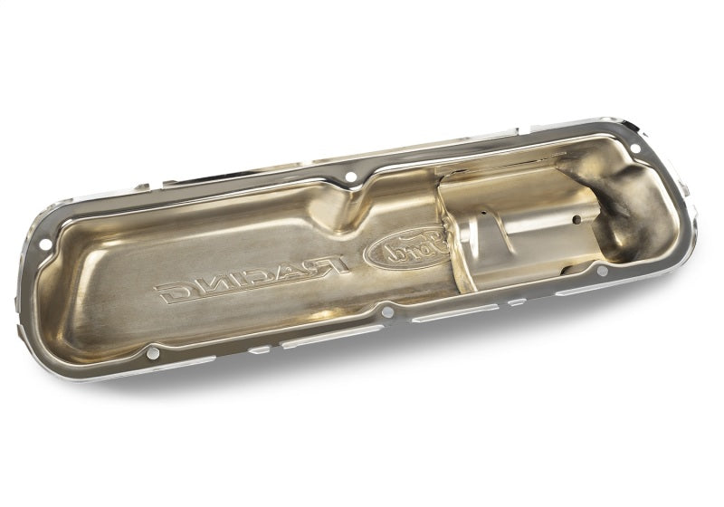 Ford Racing Ford 289/302/351W Die-Cast Valve Covers - Polished w/Black Logo Valve Covers Ford Racing