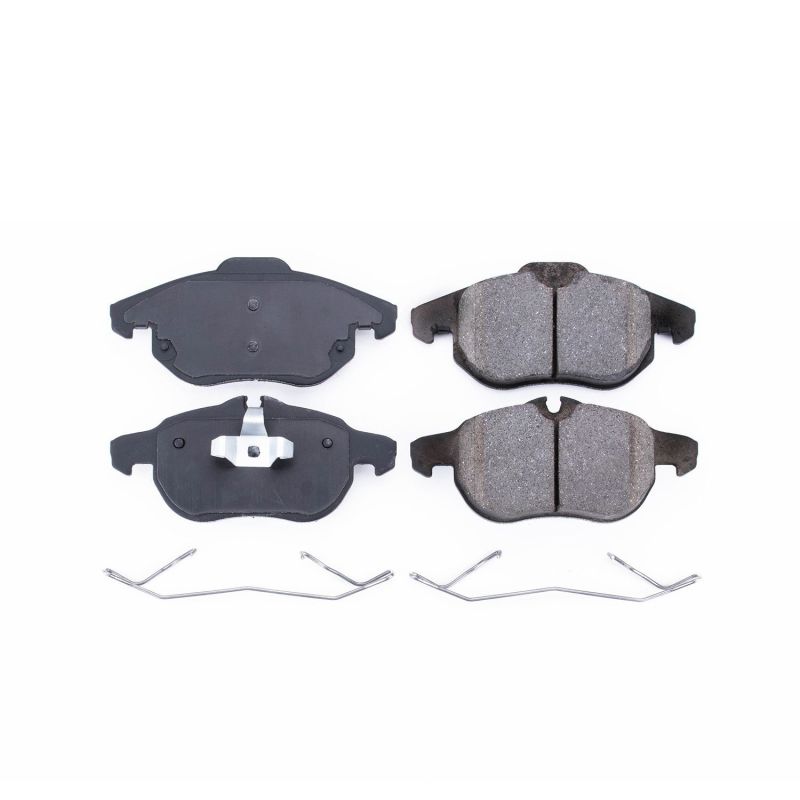 Power Stop 03-05 Saab 9-3 Front Z17 Evolution Ceramic Brake Pads w/Hardware Brake Pads - OE PowerStop