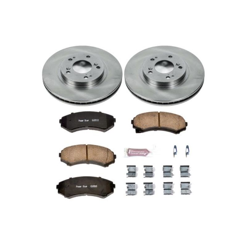 Power Stop 04-11 Mitsubishi Endeavor Front Autospecialty Brake Kit Brake Kits - OE PowerStop