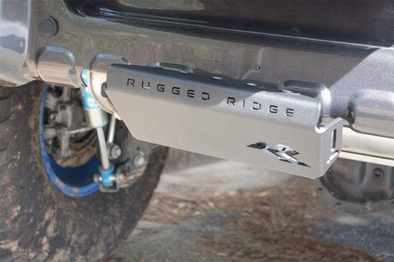 Rugged Ridge 07-23 Jeep Wrangler JK/JKU/JL/JLU & 20-23 Gladiator Hitch Skid Plate 2in. Rec - Tex Blk Skid Plates Rugged Ridge