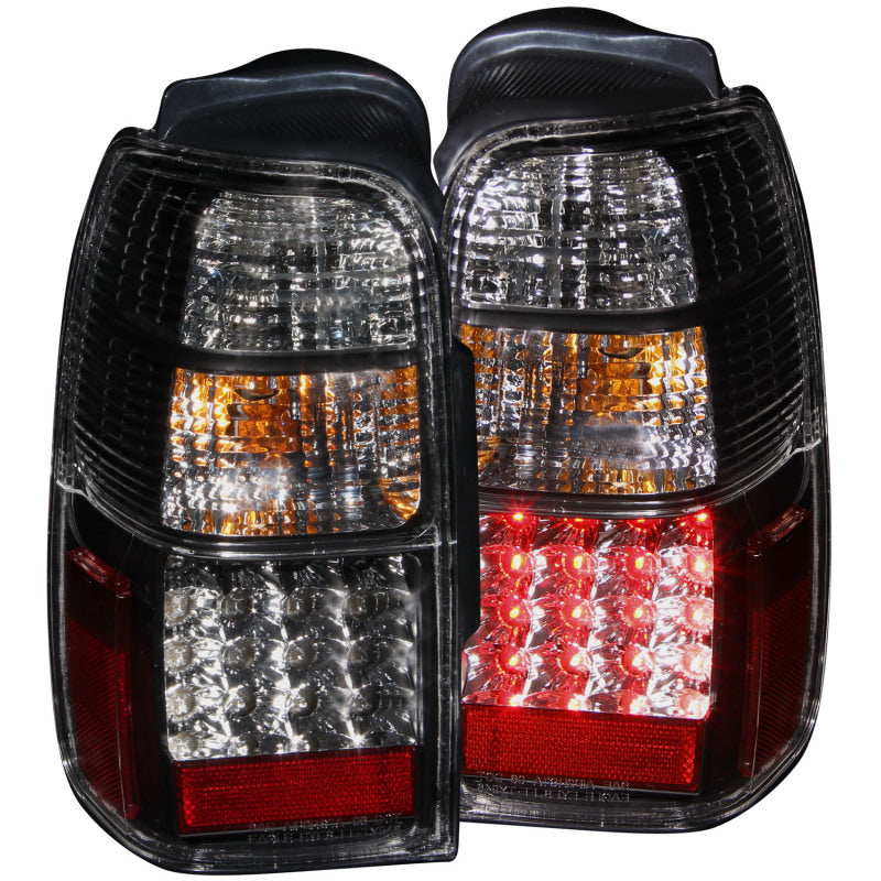 ANZO 2001-2002 Toyota 4 Runner LED Taillights Black Tail Lights ANZO