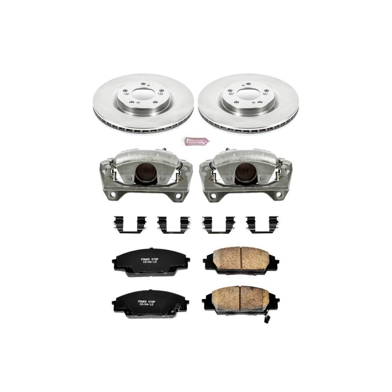 Power Stop 00-09 Honda S2000 Front Autospecialty Brake Kit w/Calipers Brake Kits - OE PowerStop