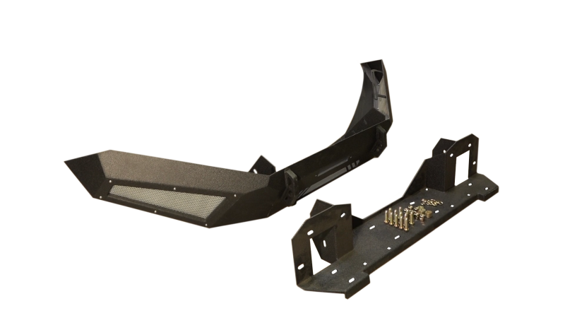 Fishbone Offroad 15-17 Ford F150 Front Bumper - Black Bumpers - Steel Fishbone Offroad
