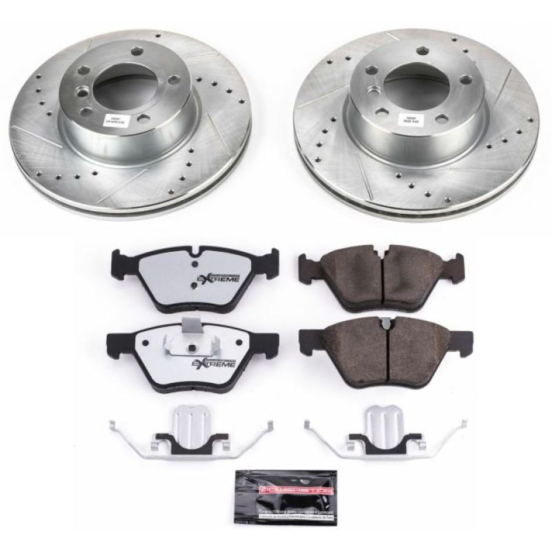 Power Stop 2006 BMW 325xi Front Z26 Street Warrior Brake Kit Brake Kits - Performance D&S PowerStop